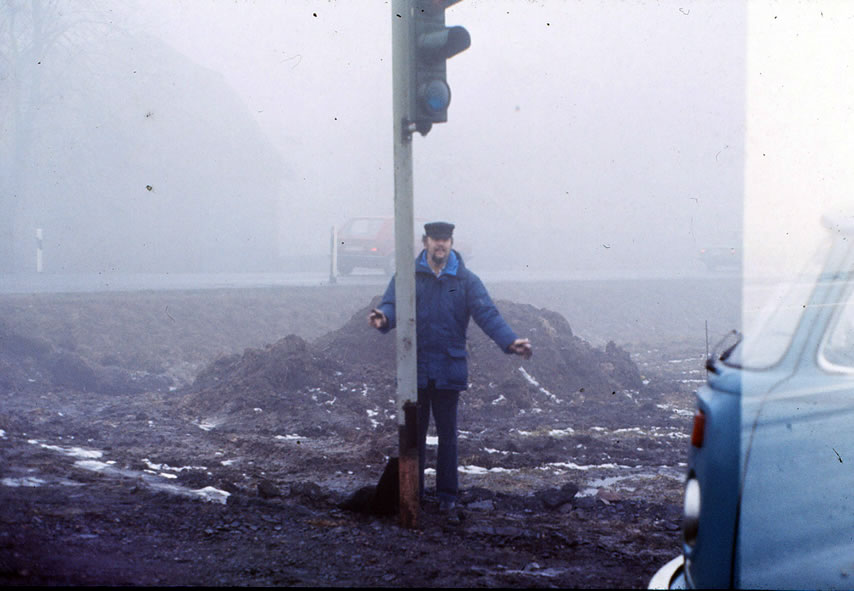 Historische Aufnahme aus der Firmenchronik: 1. April 1969