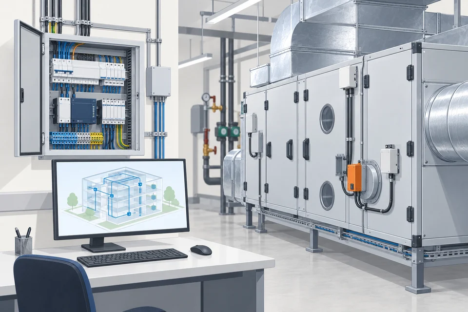 Illustration: Gebäudemanagementsysteme