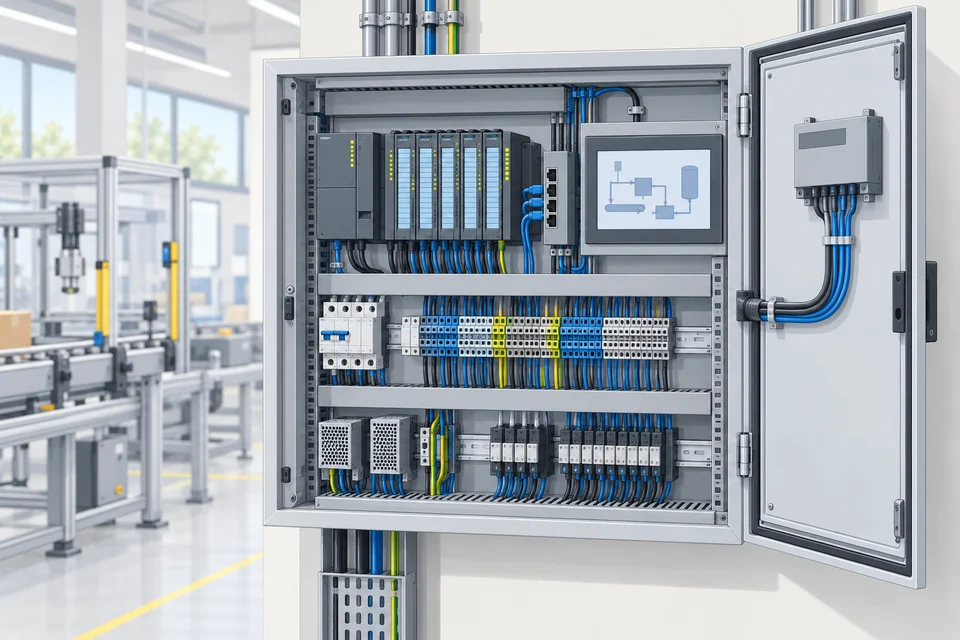 Illustration zum Thema SPS-Steuerungen und Störmeldetechnik