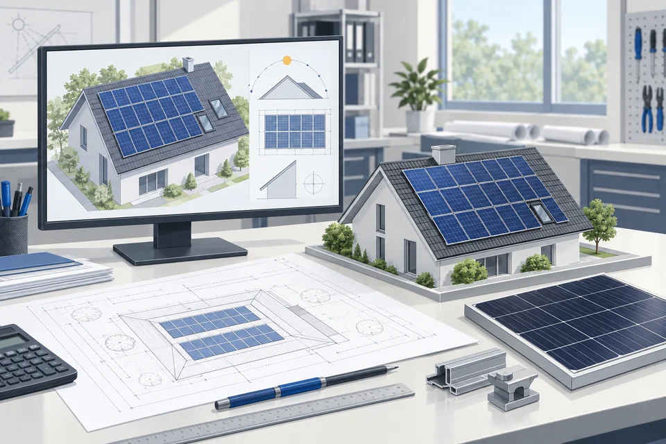 Illustration: Anlagenkonzept und passende Modulauslegung
