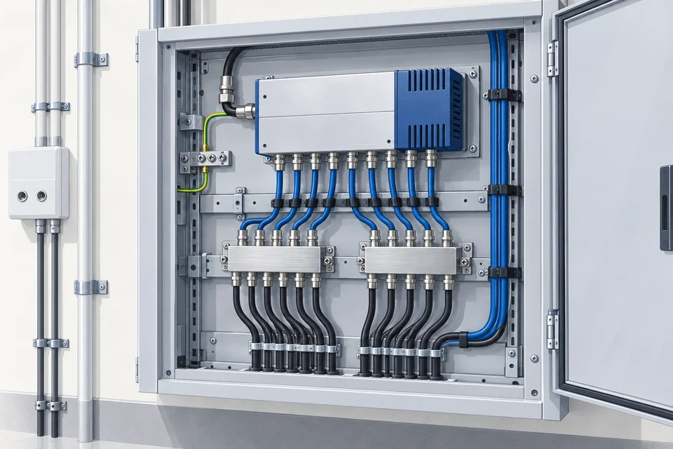 Illustration: Kabelfernsehen (DVB-C)