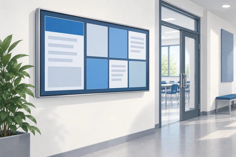 Illustration: Digitales Blackboard