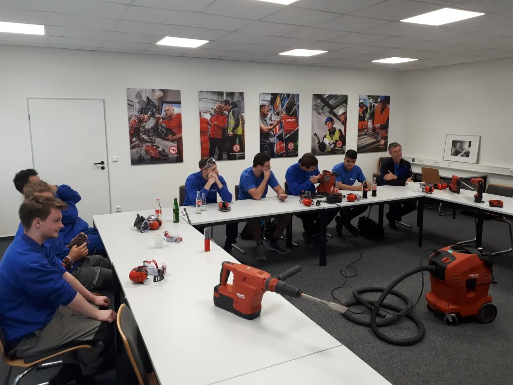 Schulung bei Hilti – Aufnahme 3 zum Beitrag vom 13.08.2019