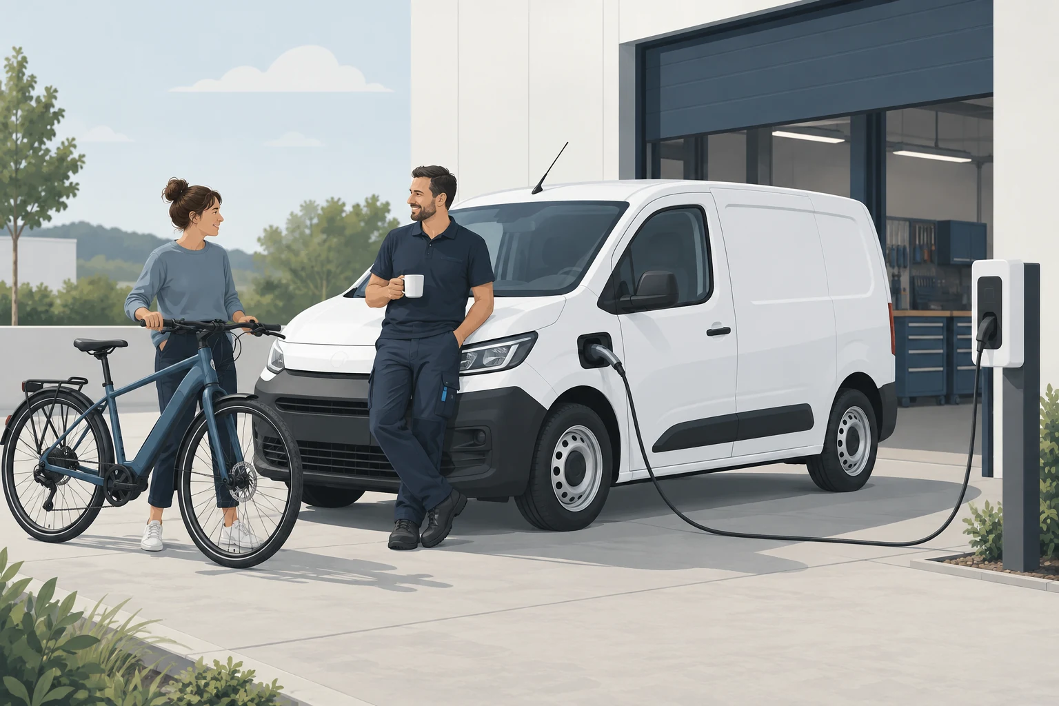 Illustration zum Thema Mobilität